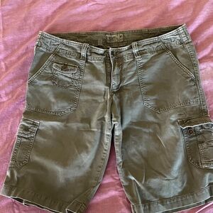 American Eagle Outfitters Grayish Green Stretch Jeans